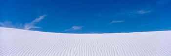 Blue SKy over White Sands National Monument, New Mexico by Panoramic Images art print