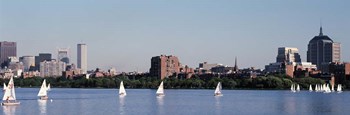 Charles River Skyline, Boston, MA by Panoramic Images art print