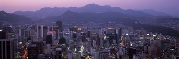 Central Business District, Seoul, South Korea by Panoramic Images art print