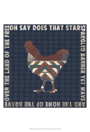 Fourth on the Farm Collection H. by Studio W art print