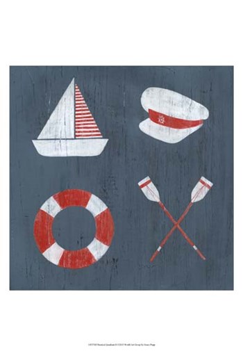Nautical Quadrant II by Grace Popp art print