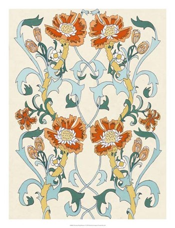 Nouveau Floral Pattern I by Naomi McCavitt art print