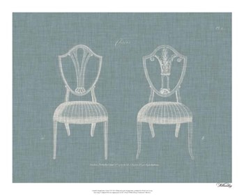 Hepplewhite Chairs II by Hepplewhite art print