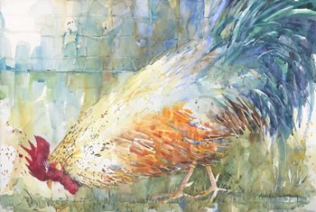 Feathered Forager by Annelein Beukenkamp art print