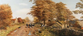 Milking Time by Bill Makinson art print