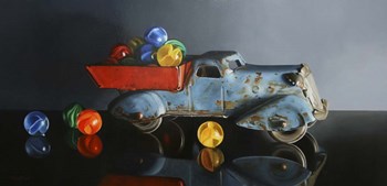 Antique Toy Truck by Cecile Baird art print