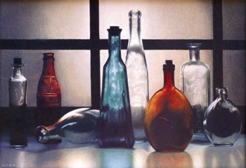 Bottled Twilight by Cecile Baird art print