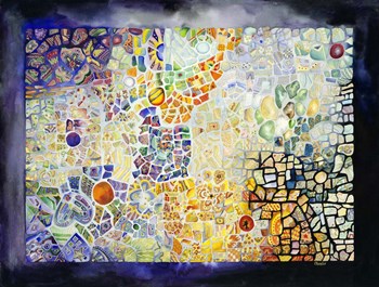 Costa Rican Mosaic by Charlsie Kelly art print