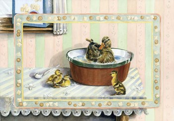 Soup And Quackers by Charlsie Kelly art print