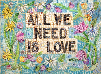All We Need is Love by Charlsie Kelly art print
