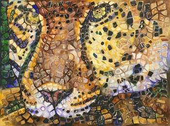 Costa Jaguar by Charlsie Kelly art print