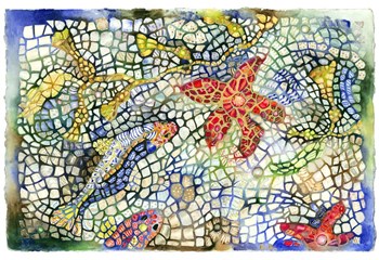 Stardate by Charlsie Kelly art print