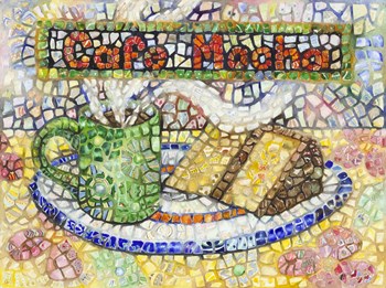 Cafe Mocha by Charlsie Kelly art print