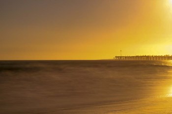 Pier Orange by Chris Moyer art print