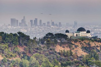 Griffith Over LA by Chris Moyer art print