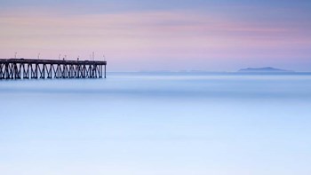 Pier View to The Islands by Chris Moyer art print