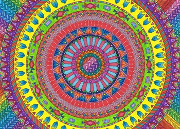 Aztec Rainbow by Hello Angel art print