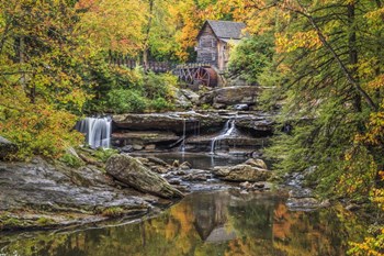Grist Mill Fall 2013 5 by Galloimages Online art print