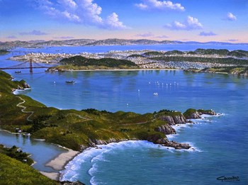 San Francisco From Marine by Eduardo Camoes art print