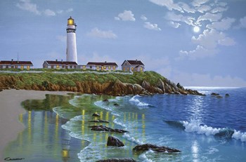 Pigeon Point, CA by Eduardo Camoes art print