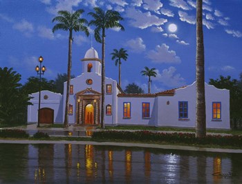 Boca Raton Town Hall, FL by Eduardo Camoes art print