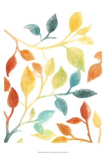 Spectrum Leaves II by June Erica Vess art print