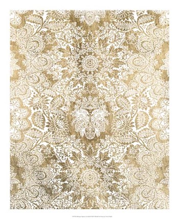 Baroque Tapestry in Gold II by Vision Studio art print