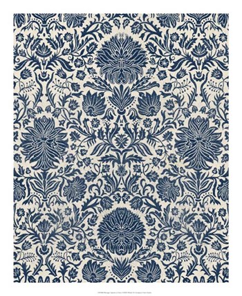 Baroque Tapestry in Navy I by Vision Studio art print