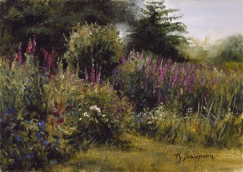 Abandoned Gardens by Kathie Thompson art print