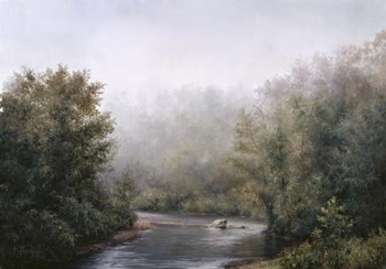 Battenkill Mist by Kathie Thompson art print