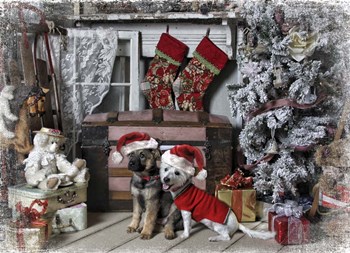 Awaiting Santa by Liz Zernich art print