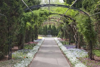 Archway &amp; Path, Nasville, Tennessee 10 by Monte Nagler art print