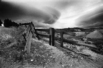 Broken Fence, Virginia City, Nevada 74 by Monte Nagler art print