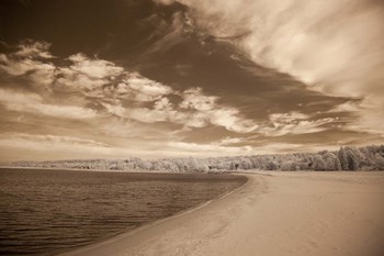 Quiet Beach by Monte Nagler art print