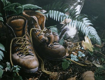 Camp Visitor by Ron Parker art print