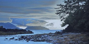 Haida Gwaii Evening Shore by Ron Parker art print