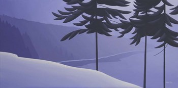 Seabank Winter by Ron Parker art print