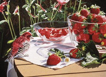 Strawberries by Ron Parker art print