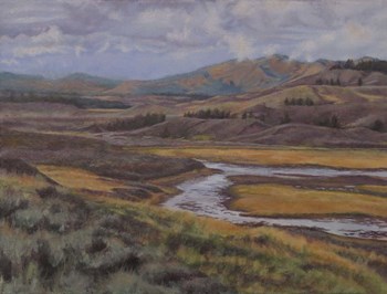 Hayden Valley by Rusty Frentner art print