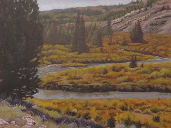 Horse Creek by Rusty Frentner art print