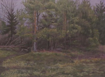 Kensington Along GM Drive by Rusty Frentner art print