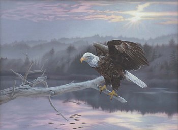 The Huron Eagle by Rusty Frentner art print