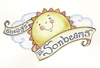 Logo For Sonbeams by Shelly Rasche art print