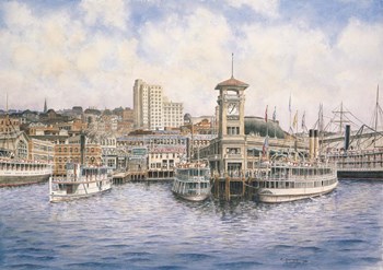 Coleman Docks, c.1911 by Stanton Manolakas art print