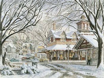 Waiting For The 4,15 by Stanton Manolakas art print