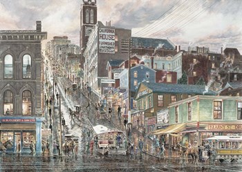 KearNYSt., San Francisco by Stanton Manolakas art print