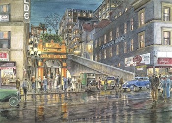 Flight By Night by Stanton Manolakas art print