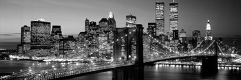Brooklyn Bridge to Manhattan by Richard Berenholtz art print