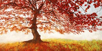 Red Leaves by Bob Ferri art print
