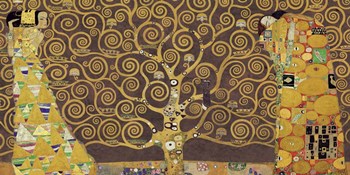 Tree of Life (Brown Variation) by Gustav Klimt art print